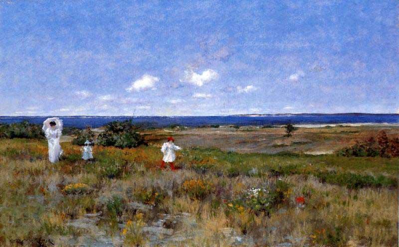 Near the Beach, Shinnecock, William Merrit Chase